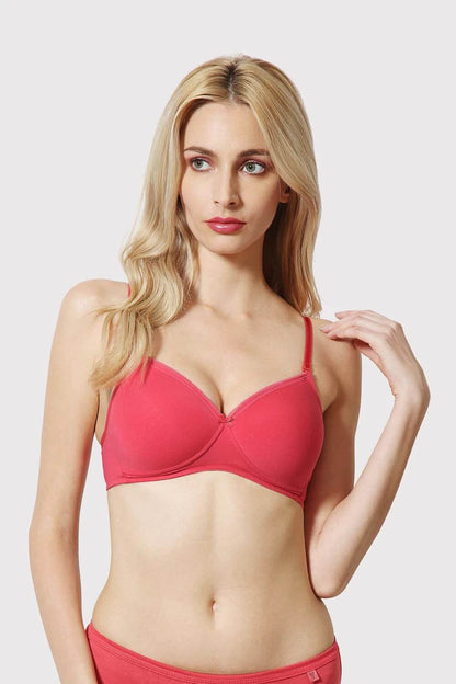 Van Heusen Coral Non-Wired Padded Bra #11002
