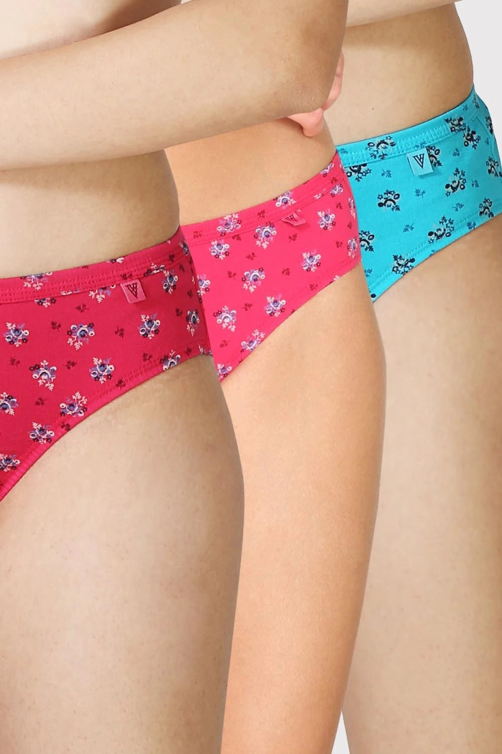 Van Heusen Assorted Print Bikini Panties #11104 [Pack of 3]