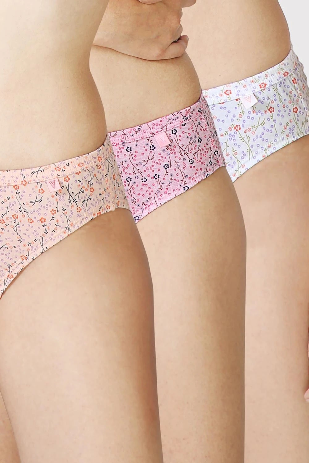 Van Heusen Assorted Print Bikini Panties #11104 [Pack of 3]