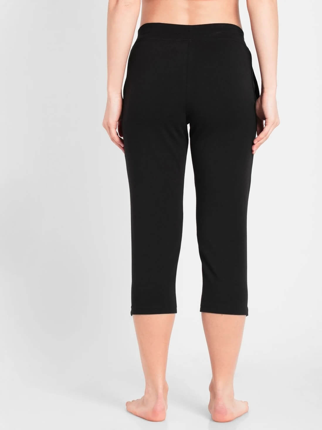 Jockey Black Capri Pants for Women #1300 [New Fit]