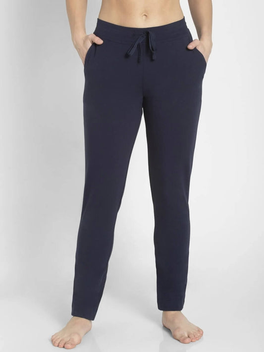 Jockey Navy Lounge Pants for Women #1301 [New Fit]