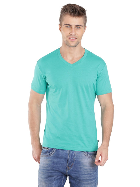 Jockey Deep Atlantis V-Neck T-Shirt for Men #2726