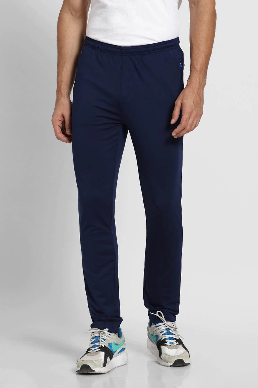 Van Heusen Navy Active Track Pant for Men #51041