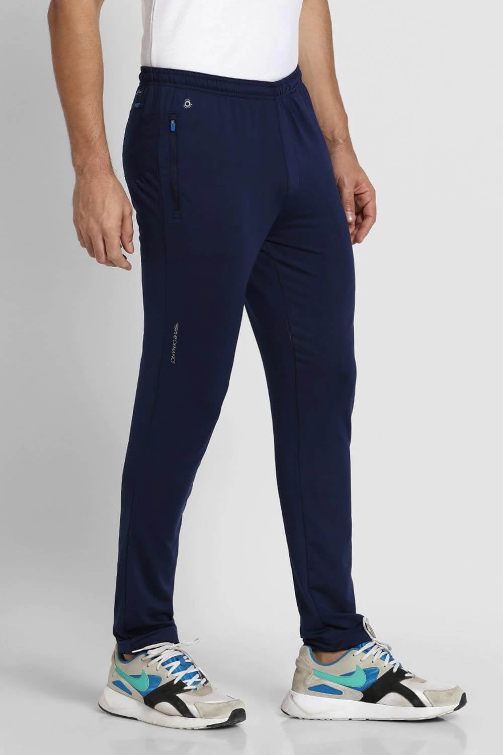 Van Heusen Navy Active Track Pant for Men #51041