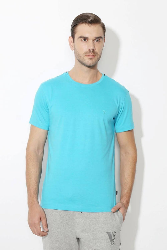 Van Heusen Scuba Blue Tshirt for Men #60021