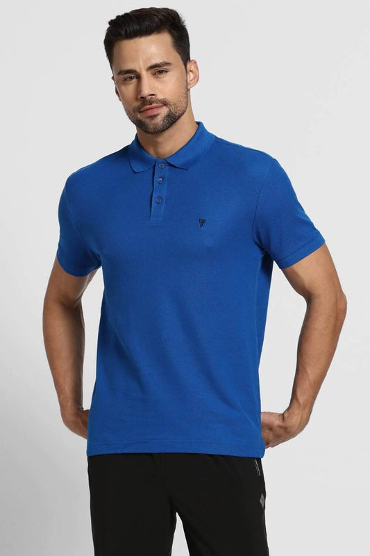 Van Heusen Blue Polo Tshirt for Men #60032