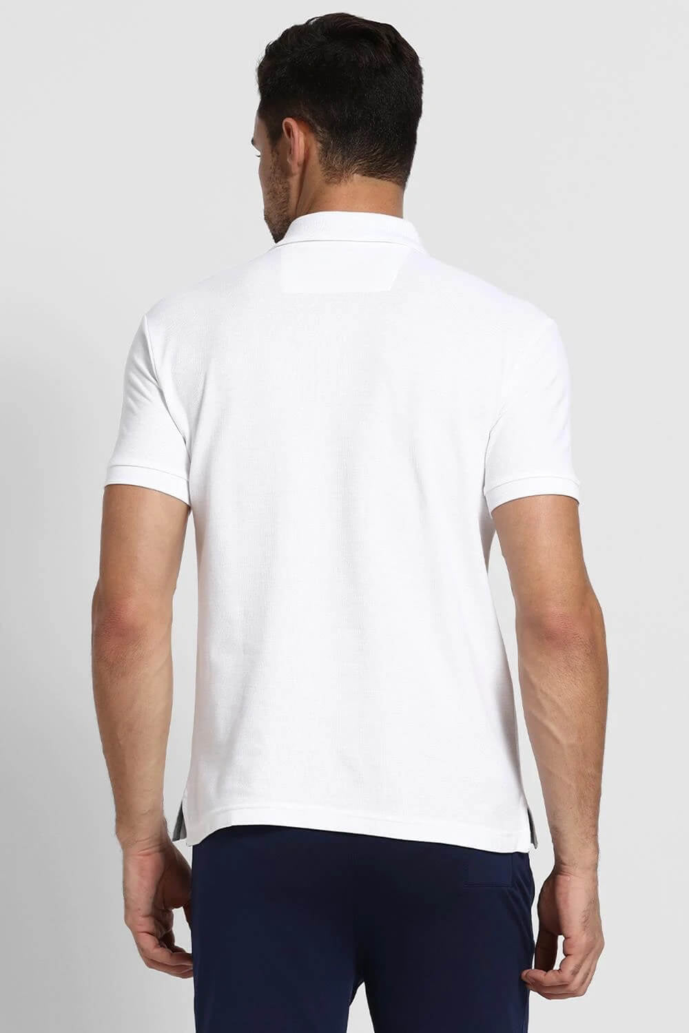 Van Heusen White Polo Tshirt for Men #60032