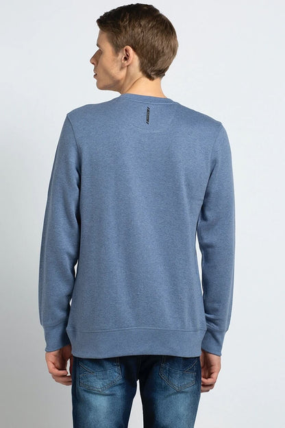 Van Heusen Blue Sweatshirt for Men #60076