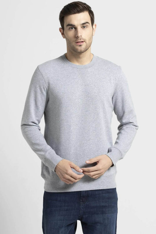Van Heusen Grey Sweatshirt for Men #60076