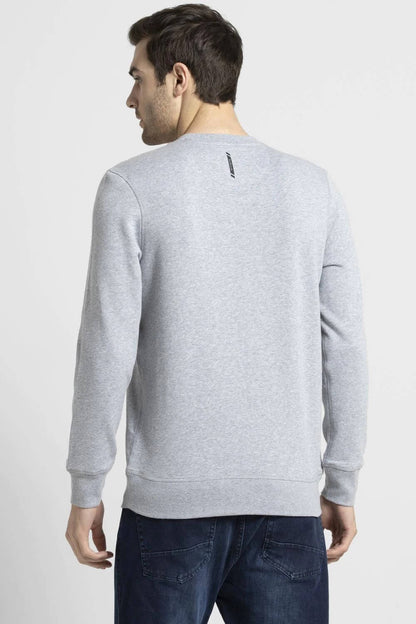 Van Heusen Grey Sweatshirt for Men #60076