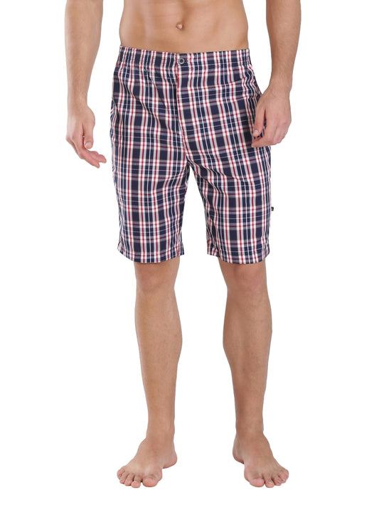 Jockey Assorted Check Bermuda Shorts for Men #9005