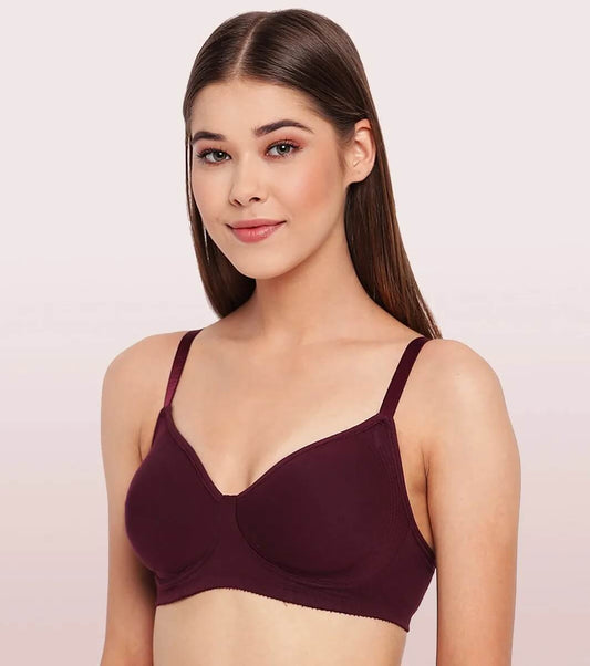 Buy Enamor F116 Lace Cami Push-up Bra for Women- Full Coverage