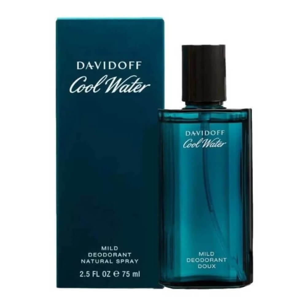 davidoff cool water mild deodorant natural spray 75ml
