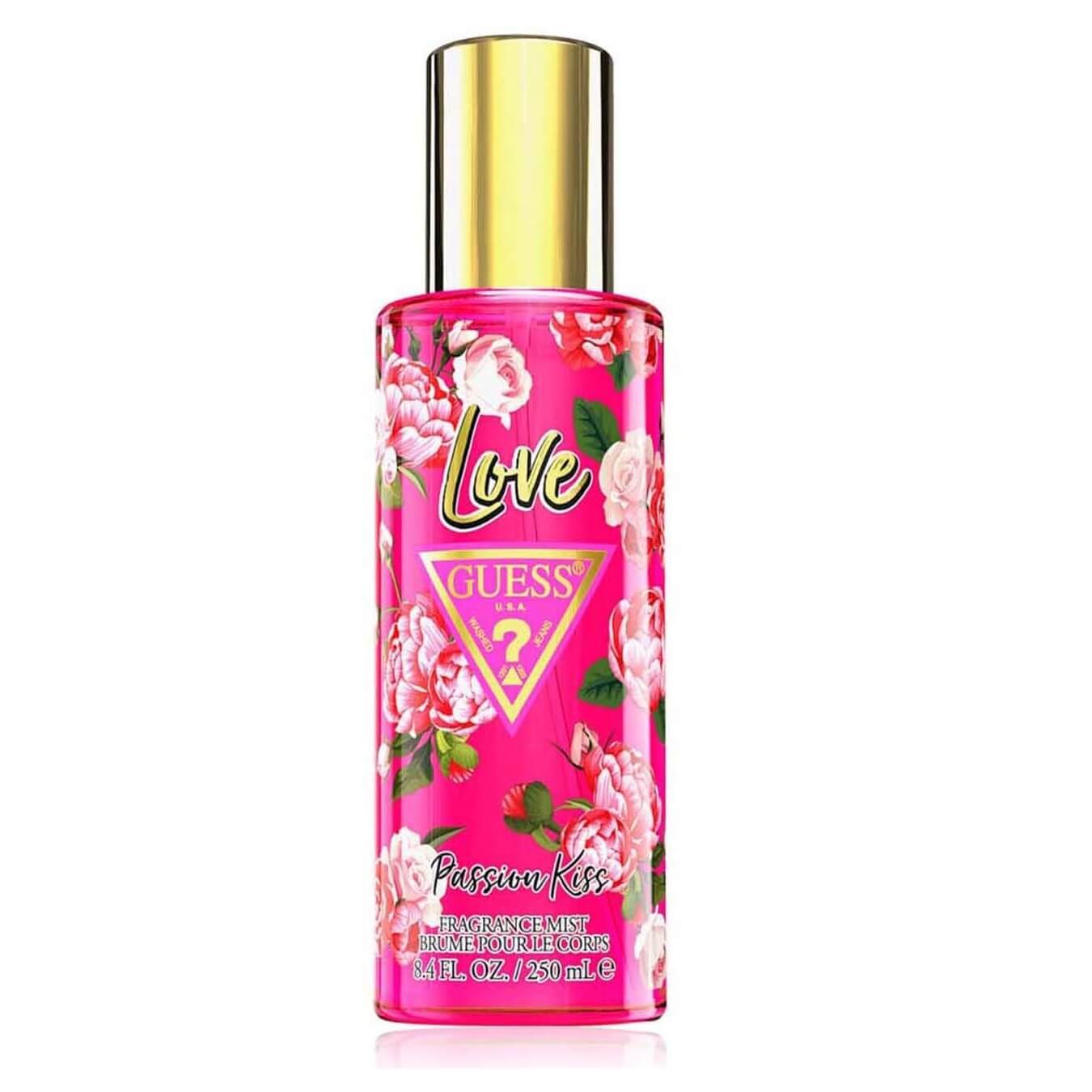 guess love passion kiss body mist