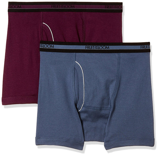 Fruit of the Loom Pack of 2 Assorted Trunk for Men MBB02