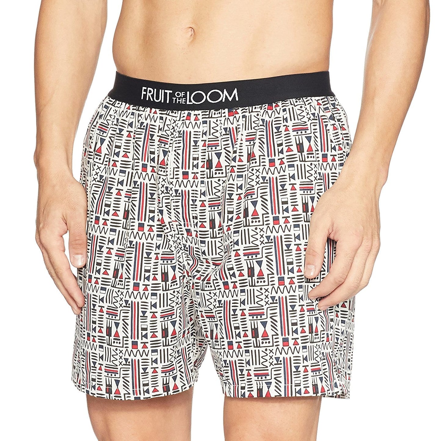 Fruit of the Loom Pack of 2 Assorted Print Boxer for Men MBS03