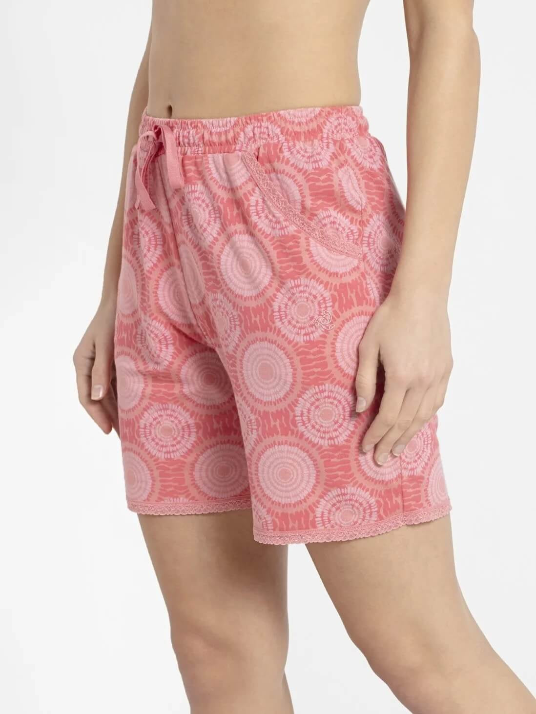 Jockey Peach Print Shorts for Women #RX10