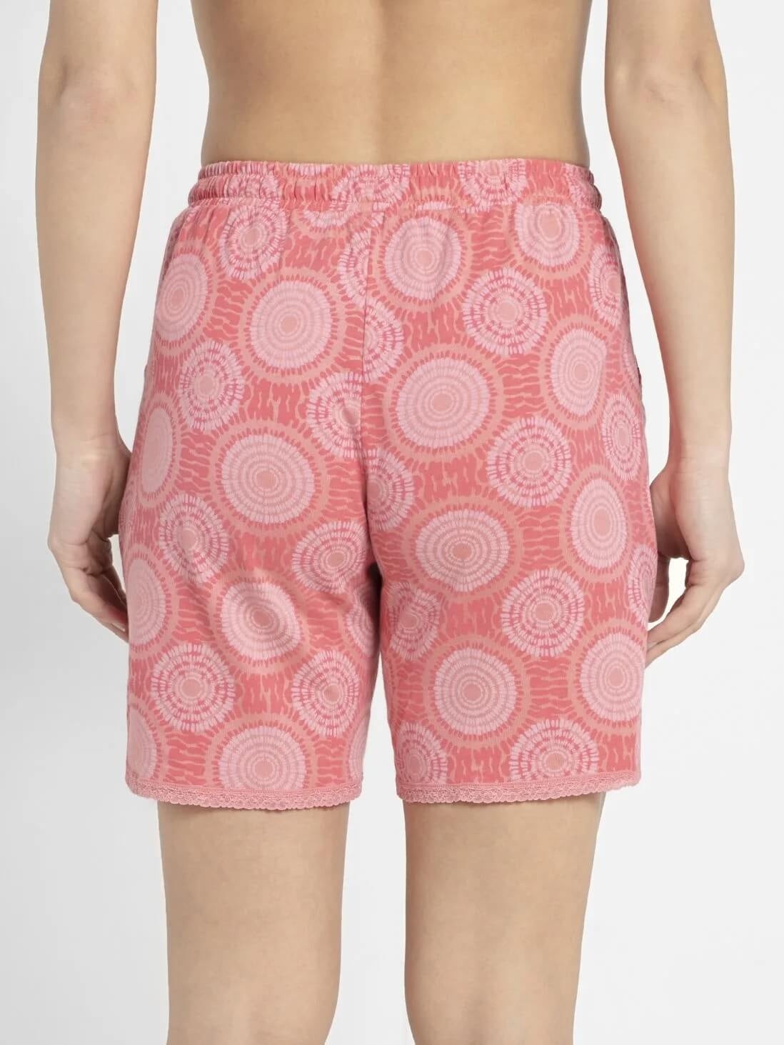Jockey Peach Print Shorts for Women #RX10