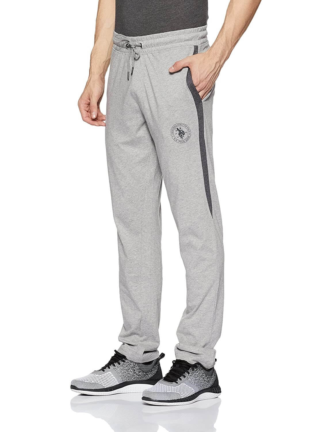 U S Polo Assn Grey Track Pants for Men #I631